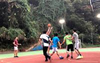 College students in the Basketball Competition